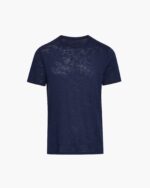 Slub Jersey Crew Neck Tee - Midnight - Image 7