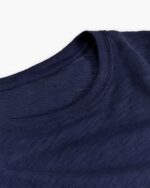 Slub Jersey Crew Neck Tee - Midnight - Image 6