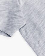 Slub Jersey Crew Neck Tee -  Heather Grey - Image 7