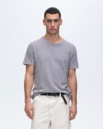 Slub Jersey Chroma Wash Short Sleeve Crew Neck Tee - Shark - Image 4