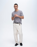 Slub Jersey Chroma Wash Short Sleeve Crew Neck Tee - Shark