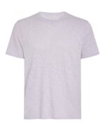 Slub Jersey Chroma Wash Short Sleeve Crew Neck Tee - Faded Lavender - Image 7