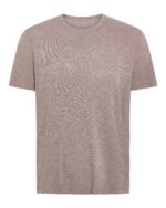 Slub Jersey Chroma Wash Short Sleeve Crew Neck Tee - Faded Mocha - Image 5