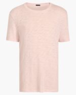 Slub Jersey Crew Neck Tee - Faded Rose - Image 4