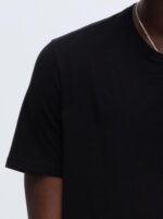 Classic Jersey Crew Neck Tee - Black - Image 5