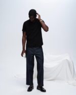 Classic Jersey Crew Neck Tee - Black - Image 2