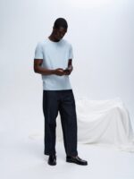 Classic Jersey Crew Neck Tee - Blue - Image 2