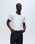 Classic Jersey Crew Neck Tee - White