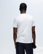 Classic Jersey V-Neck Tee - White - Image 3