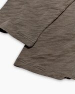 Slub Jersey Long Sleeve Destroyed Wash Tee - Army - Image 6