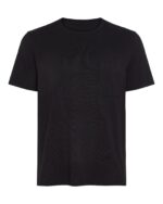 Heavyweight Jersey Crew Neck Tee - Black - Image 6
