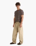 Slub Jersey Crew Neck Tee - Dark Chocolate Chalk - Image 2