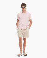 Slub Jersey Crew Neck Tee - English Rose