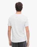 Slub Jersey Crew Neck Tee - Silver - Image 3