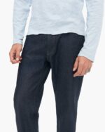 Slub Jersey Long Sleeve Destroyed Wash Tee - Powder Blue - Image 4