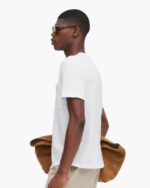 Men's Loop Front Jersey Oversized Pocket Tee - White - Image 2