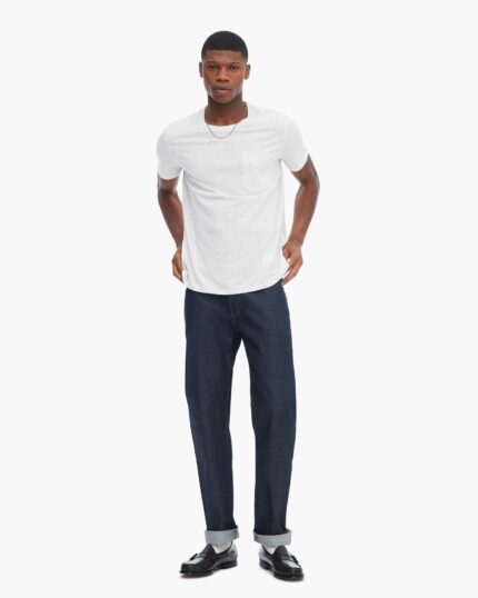 Donegal Jersey Short Sleeve Pocket Tee - H. Silver