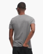 Donegal Jersey Short Sleeve Pocket Tee - Steel - Image 4