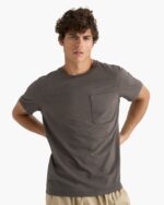 Heavyweight Jersey Crew Neck Tee - Coal