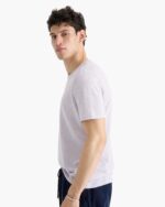 Slub Jersey Chroma Wash Short Sleeve Crew Neck Tee - Faded Lavender