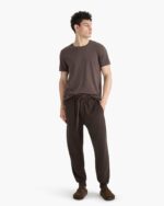 Classic Jersey Crew Neck Tee - Dark Chocolate - Image 2