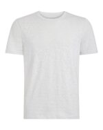 Slub Jersey Crew Neck Tee - Silver - Image 5
