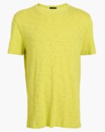 Slub Jersey Crew Neck Tee - Citrus Leaf - Image 4