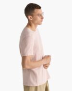 Slub Jersey Crew Neck Tee - Faded Rose - Image 2