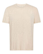 Slub Jersey Crew Neck Tee - Bleached Oak - Image 6